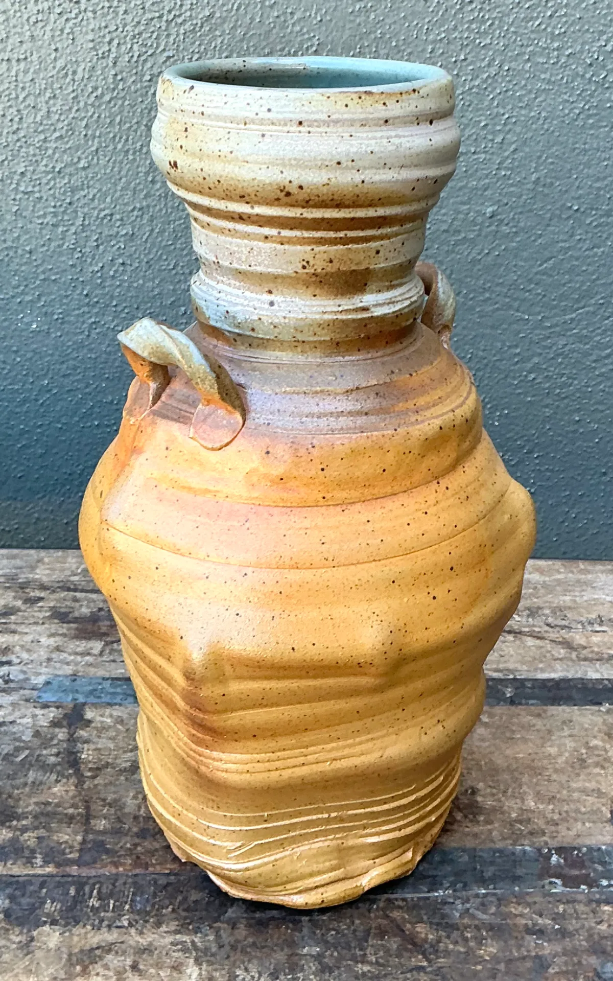 Vintage Handcrafted Studio Pottery Vase — additional photo 7