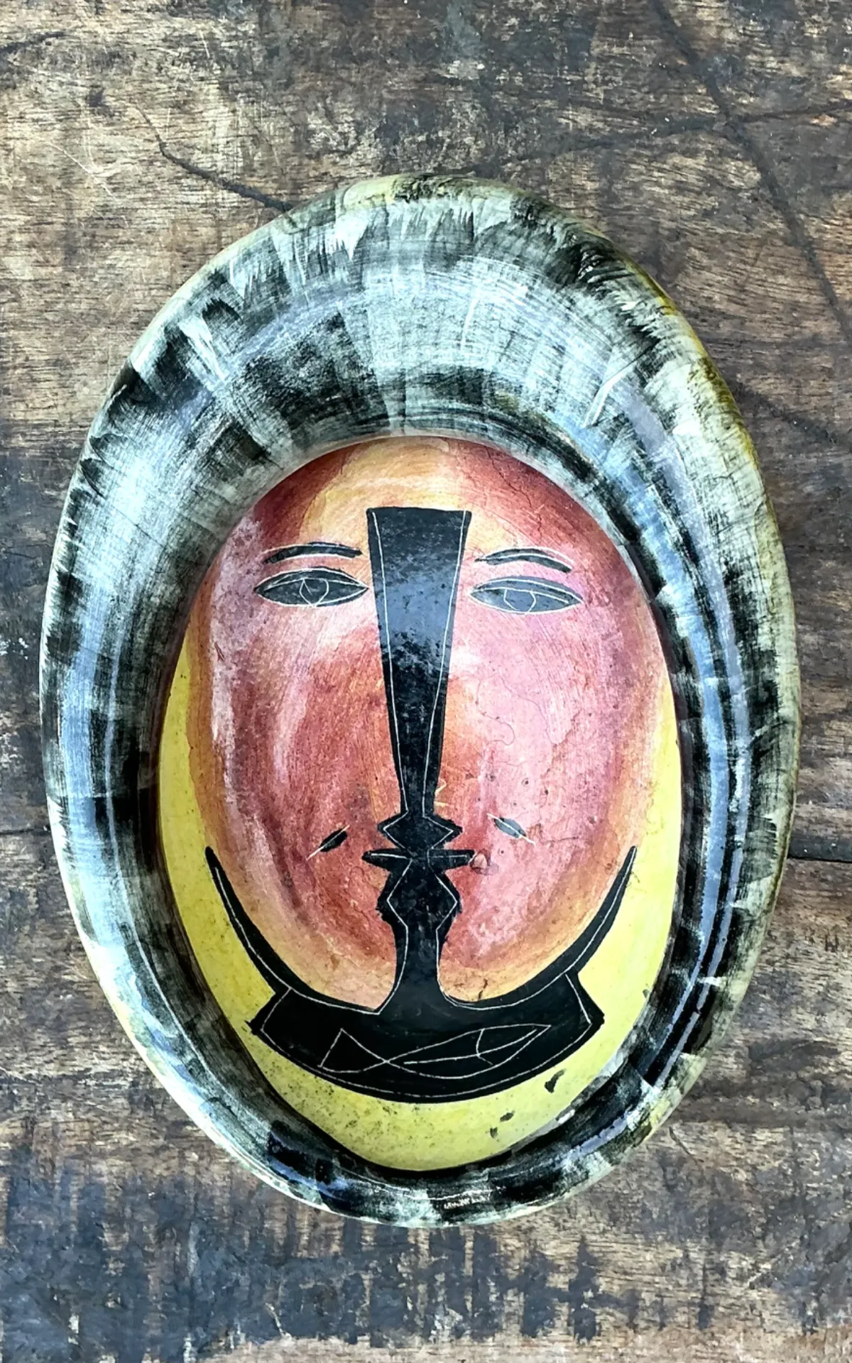 Vintage Mexican Ceramic Decorative Bowl — additional photo 2