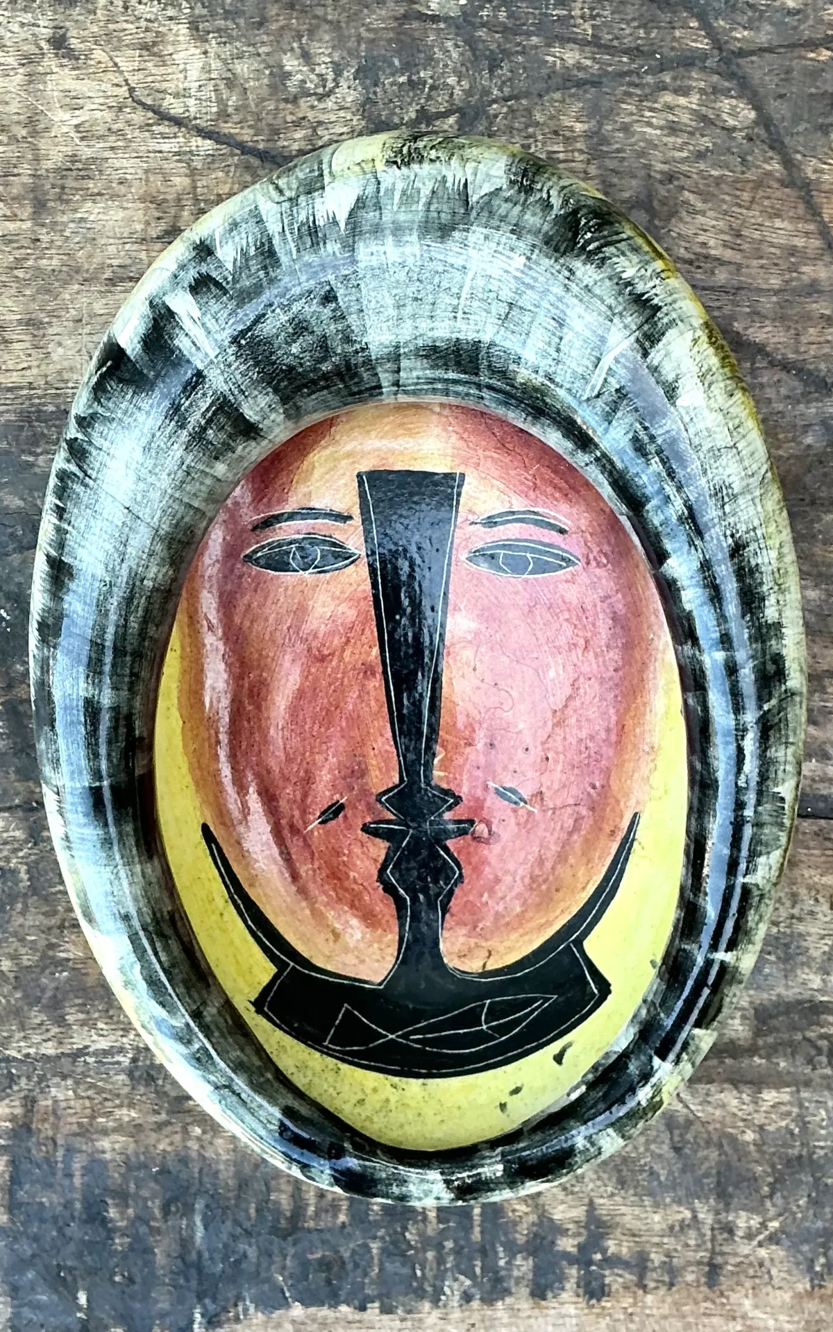 Vintage Mexican Ceramic Decorative Bowl — additional photo 5
