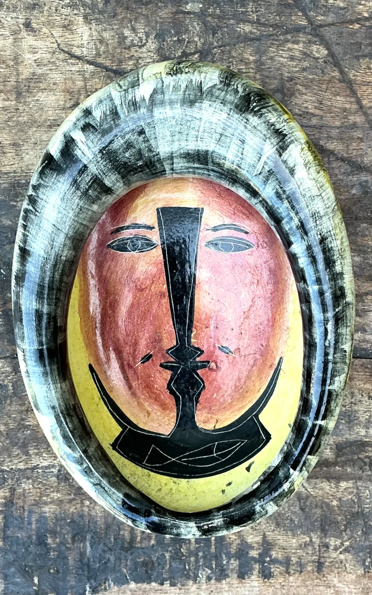 Vintage Mexican Ceramic Decorative Bowl — additional photo 7