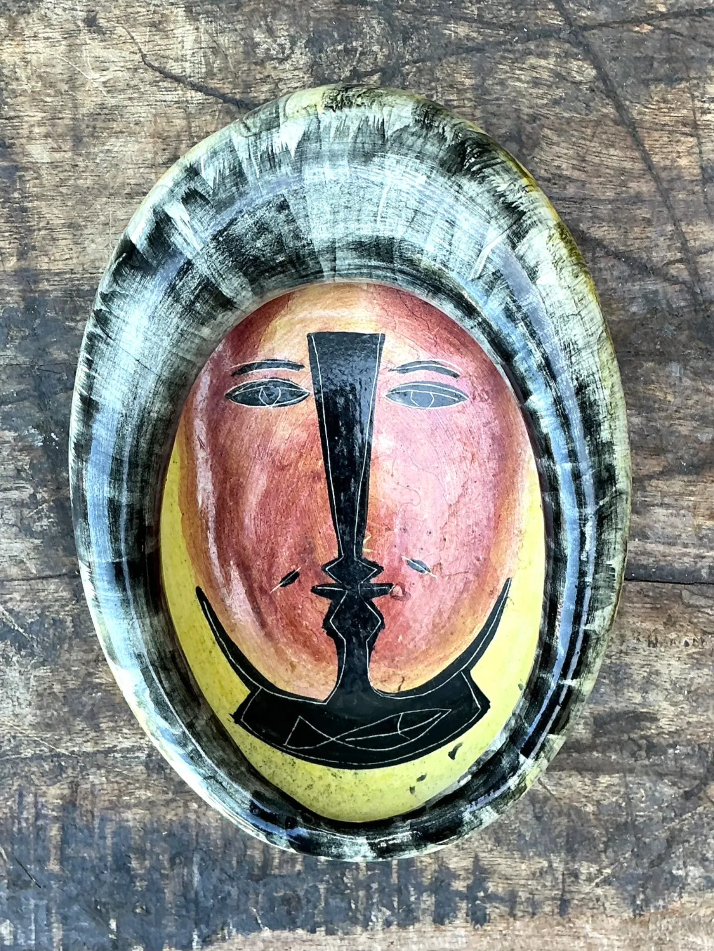 Vintage Mexican Ceramic Decorative Bowl — additional photo 8