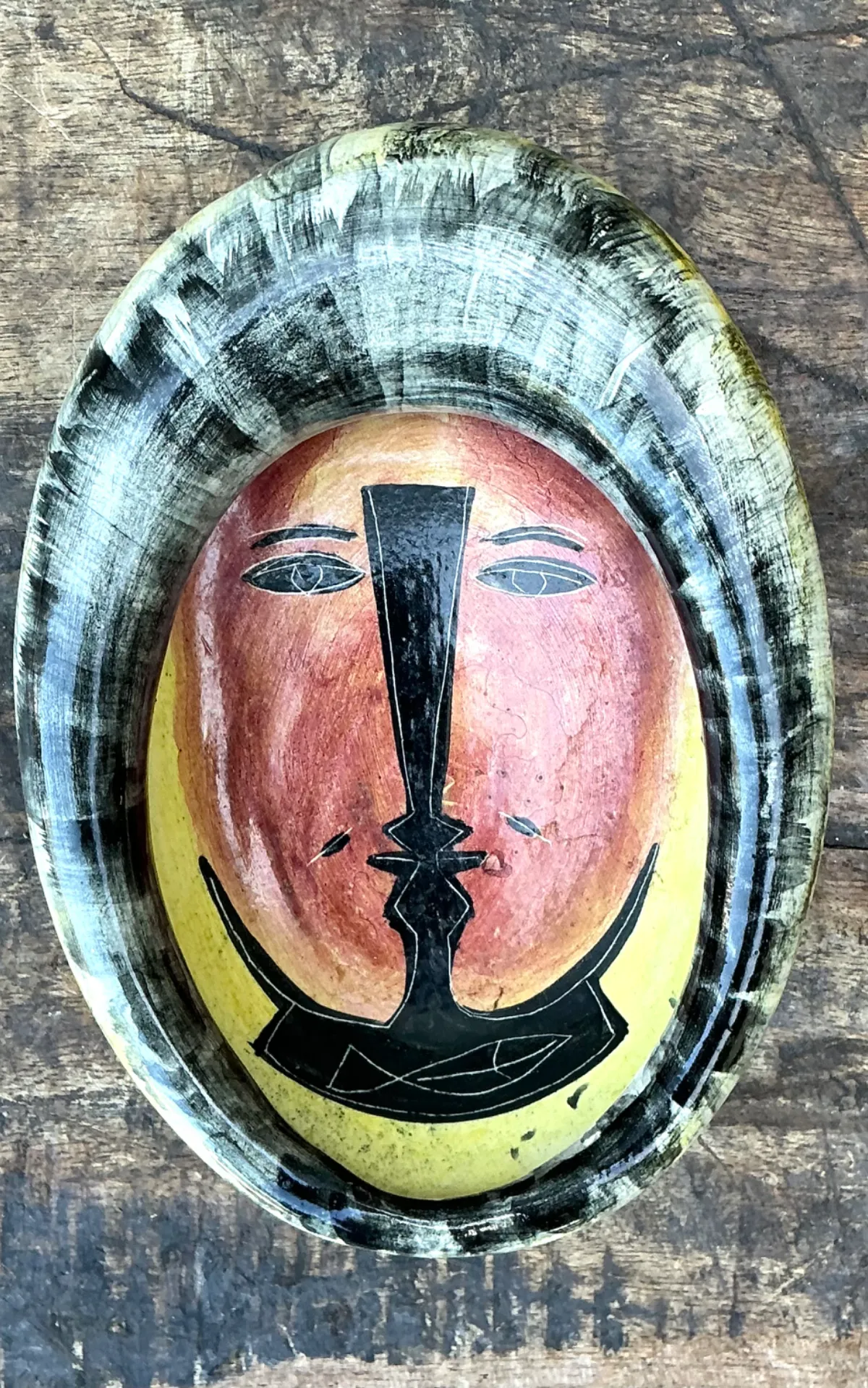 Vintage Mexican Ceramic Decorative Bowl — additional photo 8