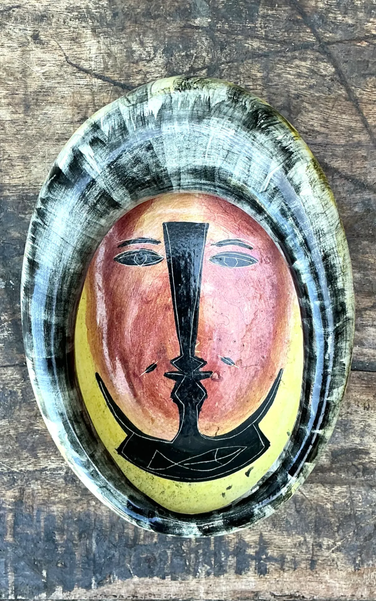Vintage Mexican Ceramic Decorative Bowl — additional photo 3