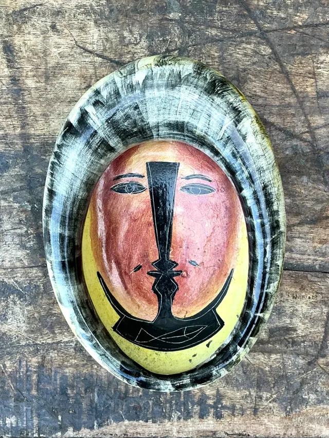 Vintage Mexican Ceramic Decorative Bowl — additional photo 3