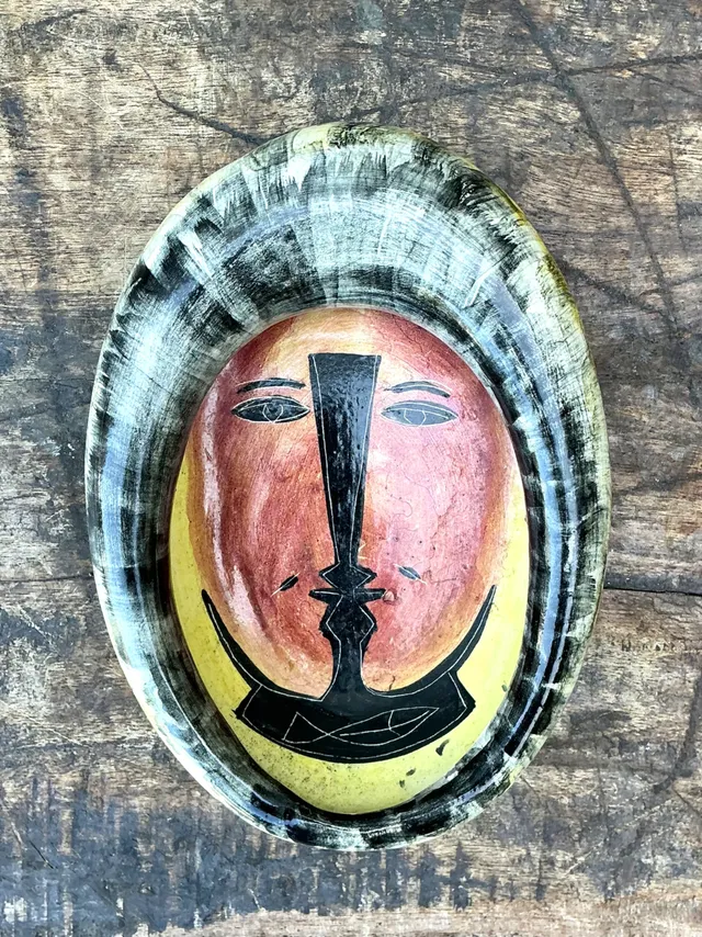 Vintage Mexican Ceramic Decorative Bowl — additional photo 1