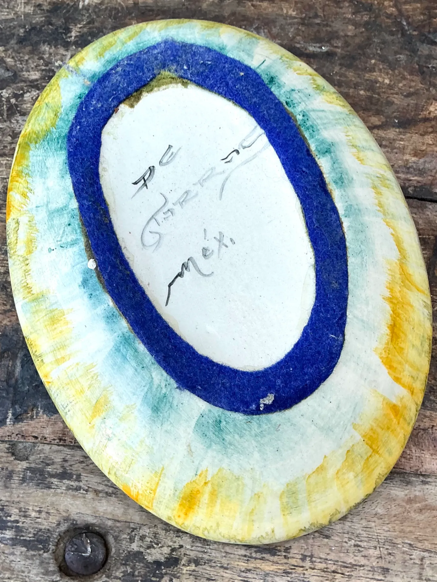 Vintage Mexican Ceramic Decorative Bowl — additional photo 4