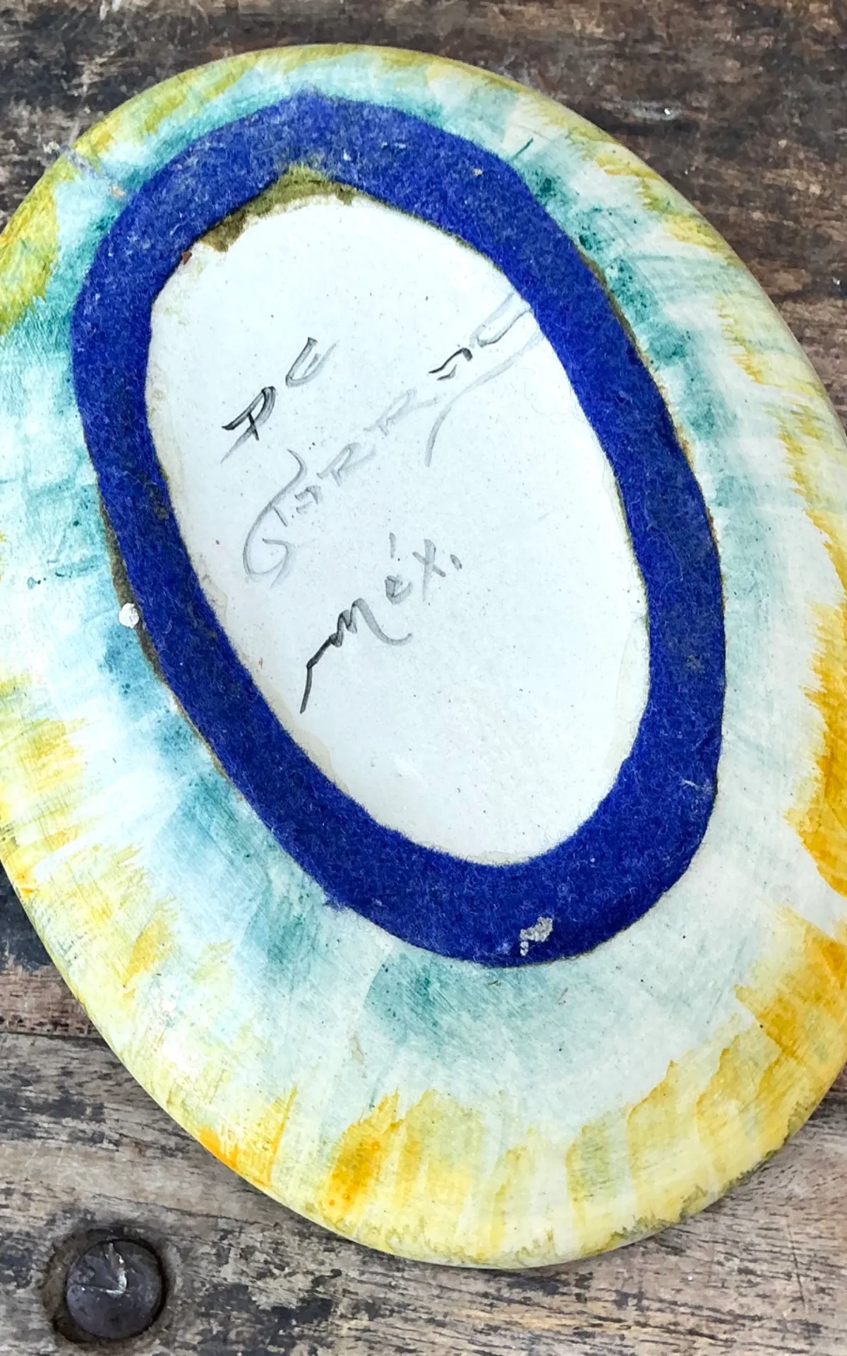 Vintage Mexican Ceramic Decorative Bowl — additional photo 4