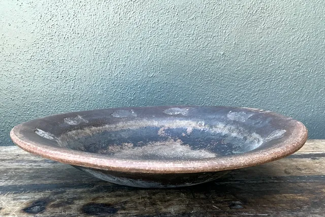 Vintage Rustic Ceramic Fish Plate — additional photo 6