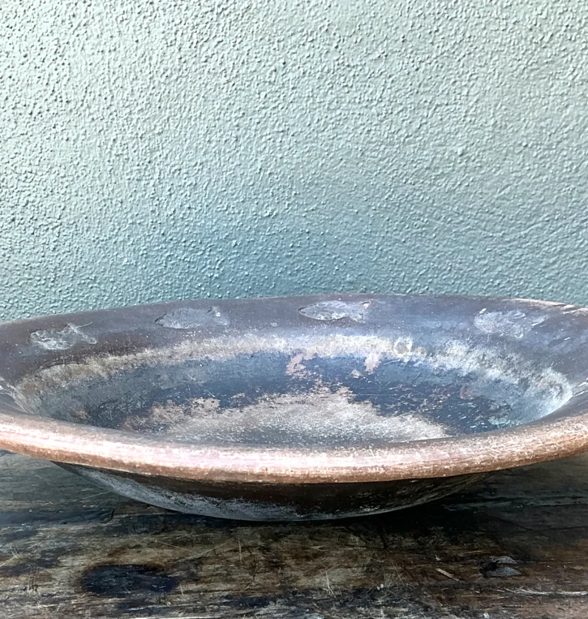 Vintage Rustic Ceramic Fish Plate — additional photo 7