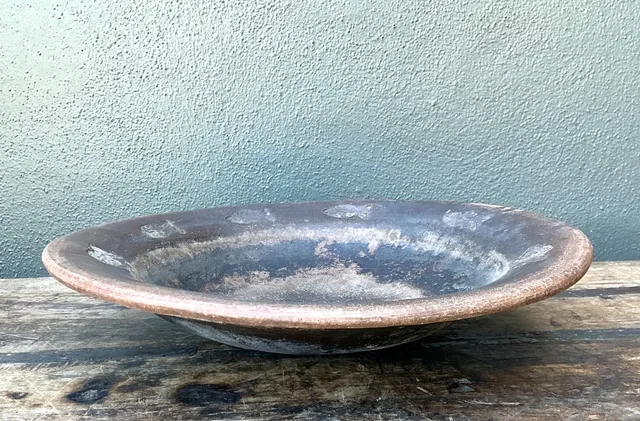 Vintage Rustic Ceramic Fish Plate — additional photo 7