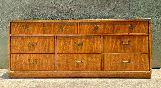 Vintage Thomasville Campaign Style Dresser — additional photo 5