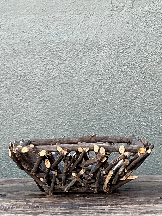 Rustic Twig Centerpiece Bowl — additional photo 1