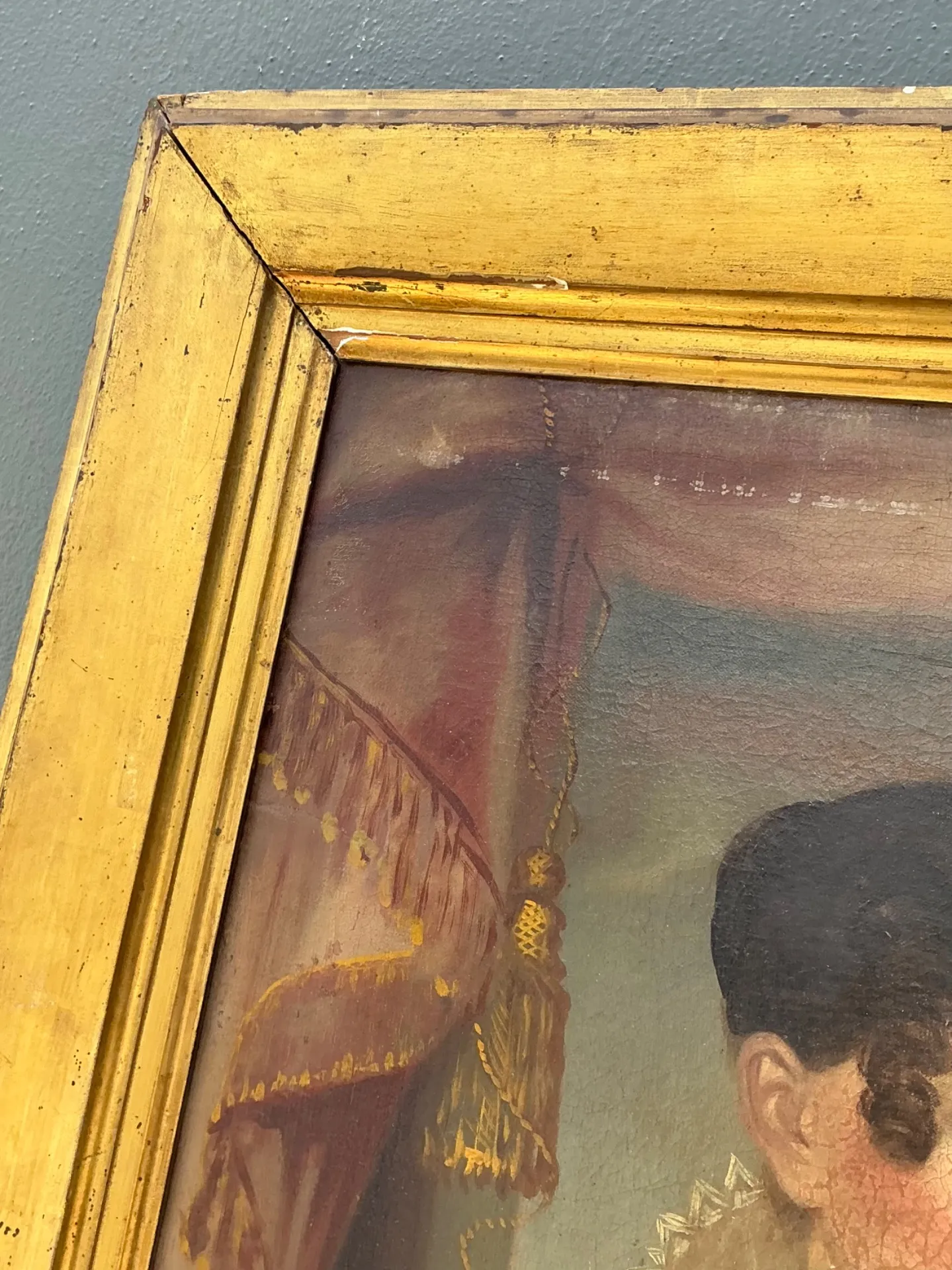 Vintage Woman's Portrait in Gilt Frame — additional photo 7