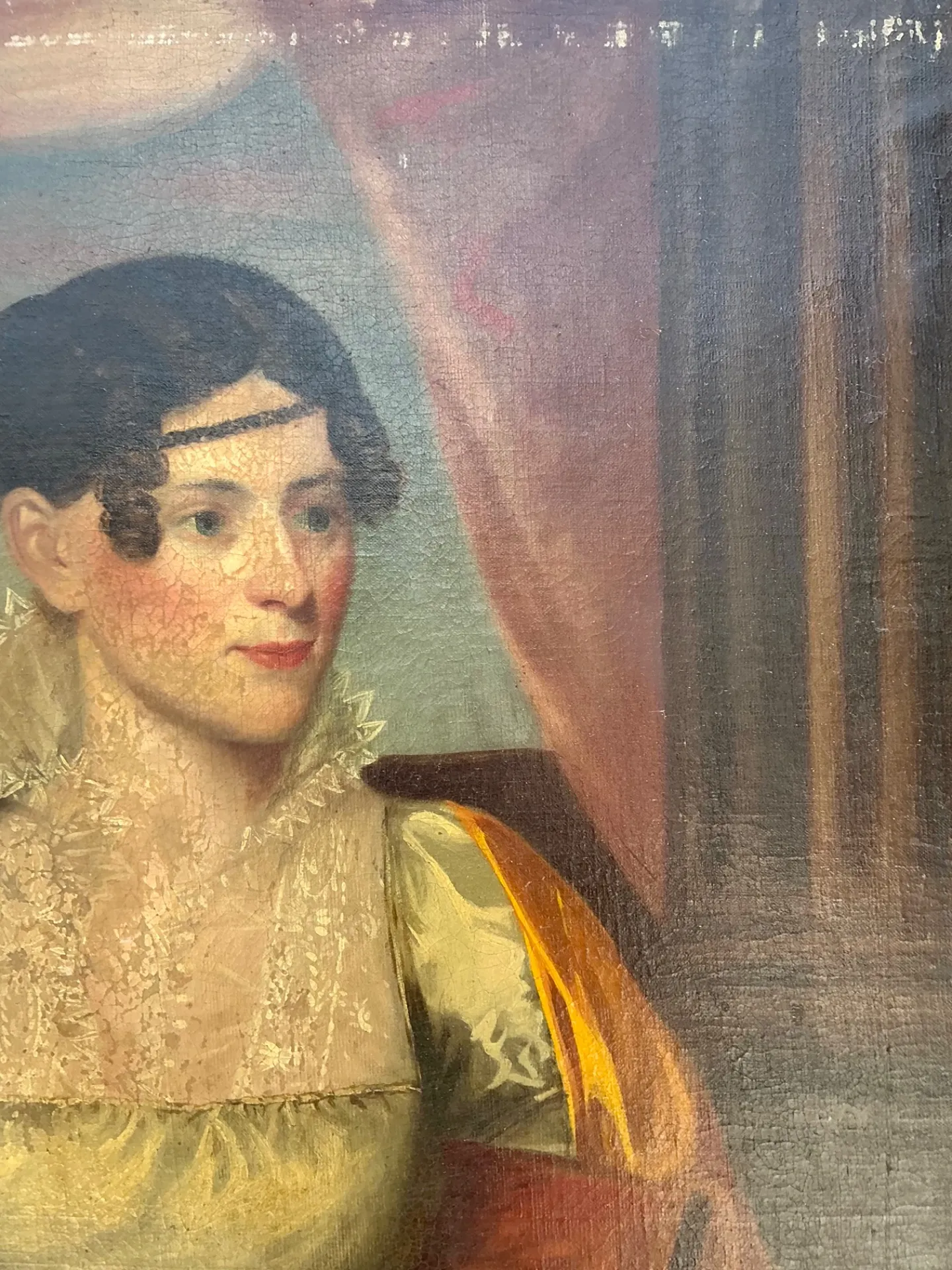 Vintage Woman's Portrait in Gilt Frame — additional photo 1