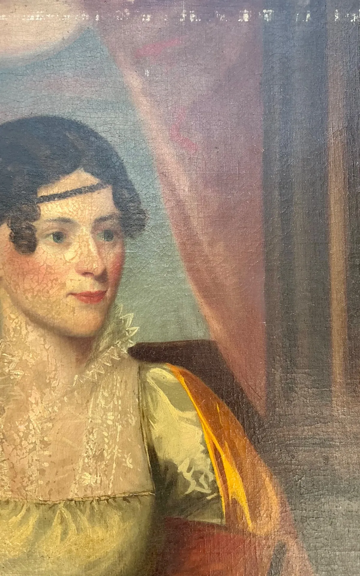 Vintage Woman's Portrait in Gilt Frame