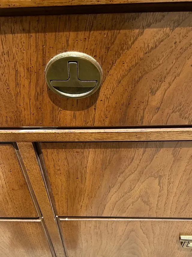 Vintage Thomasville Campaign Style Dresser — additional photo 1