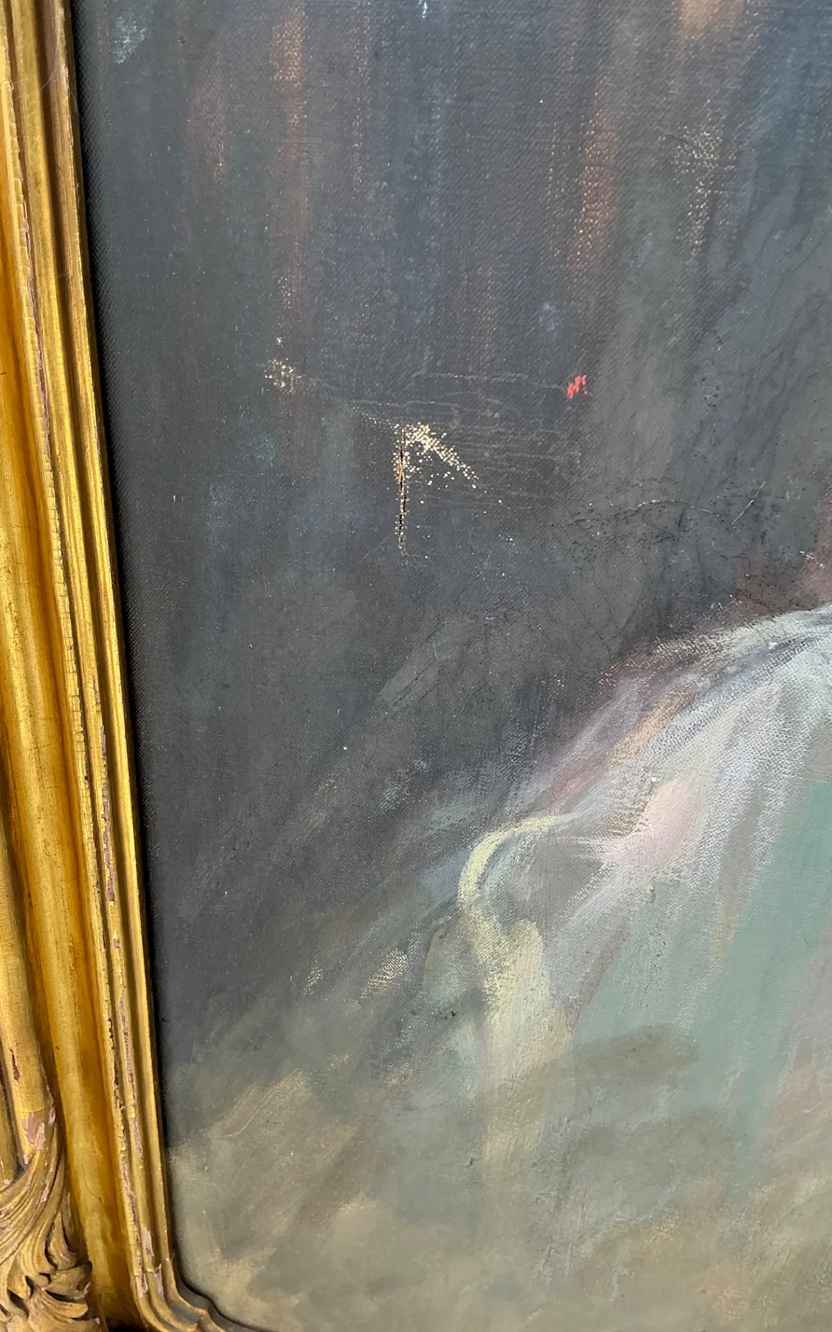 Vintage Emil Fuchs Woman's Portrait in Gilt Frame — additional photo 8