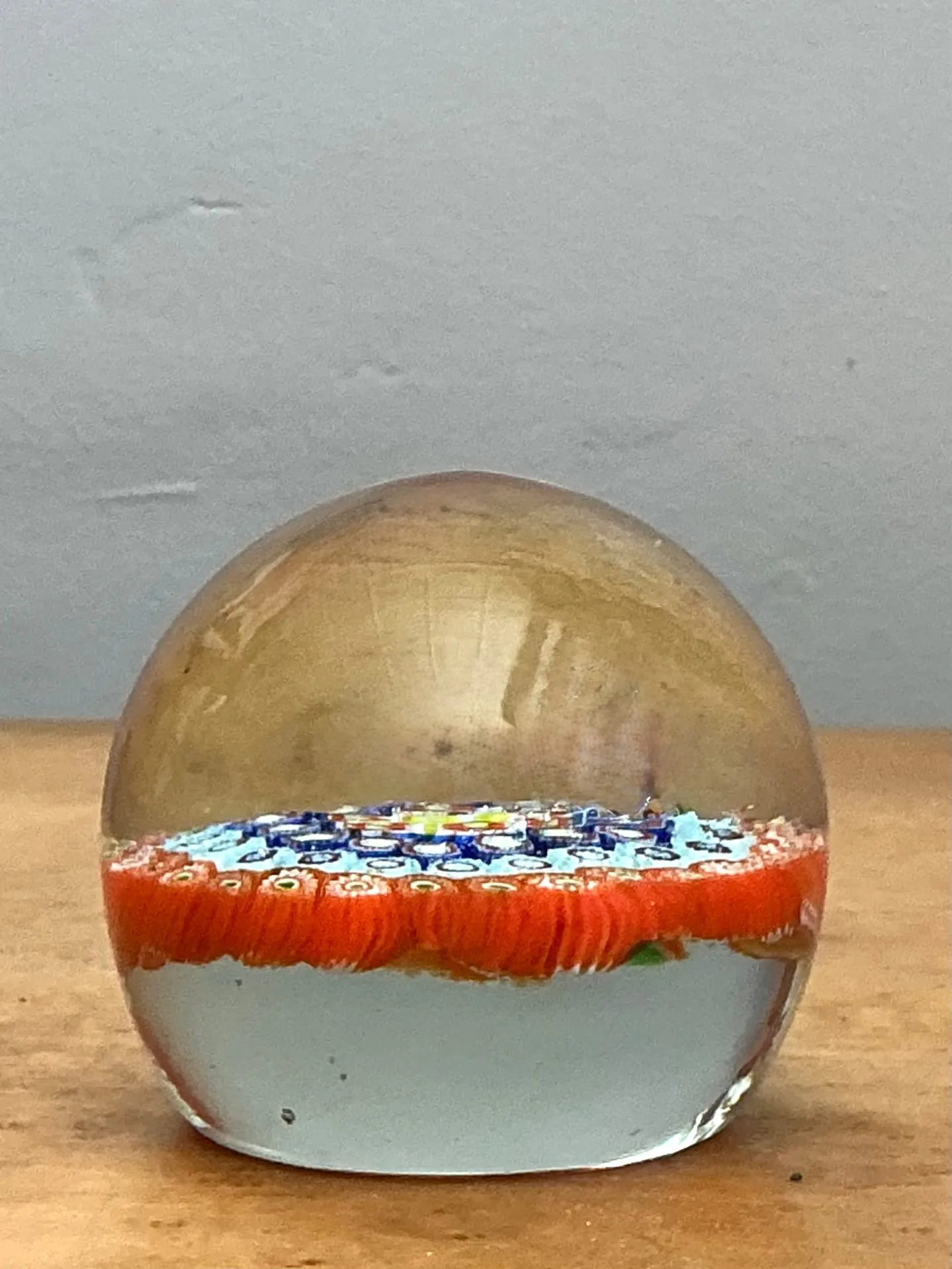Vintage Italian Millefiori Art Glass Paperweight — additional photo 5