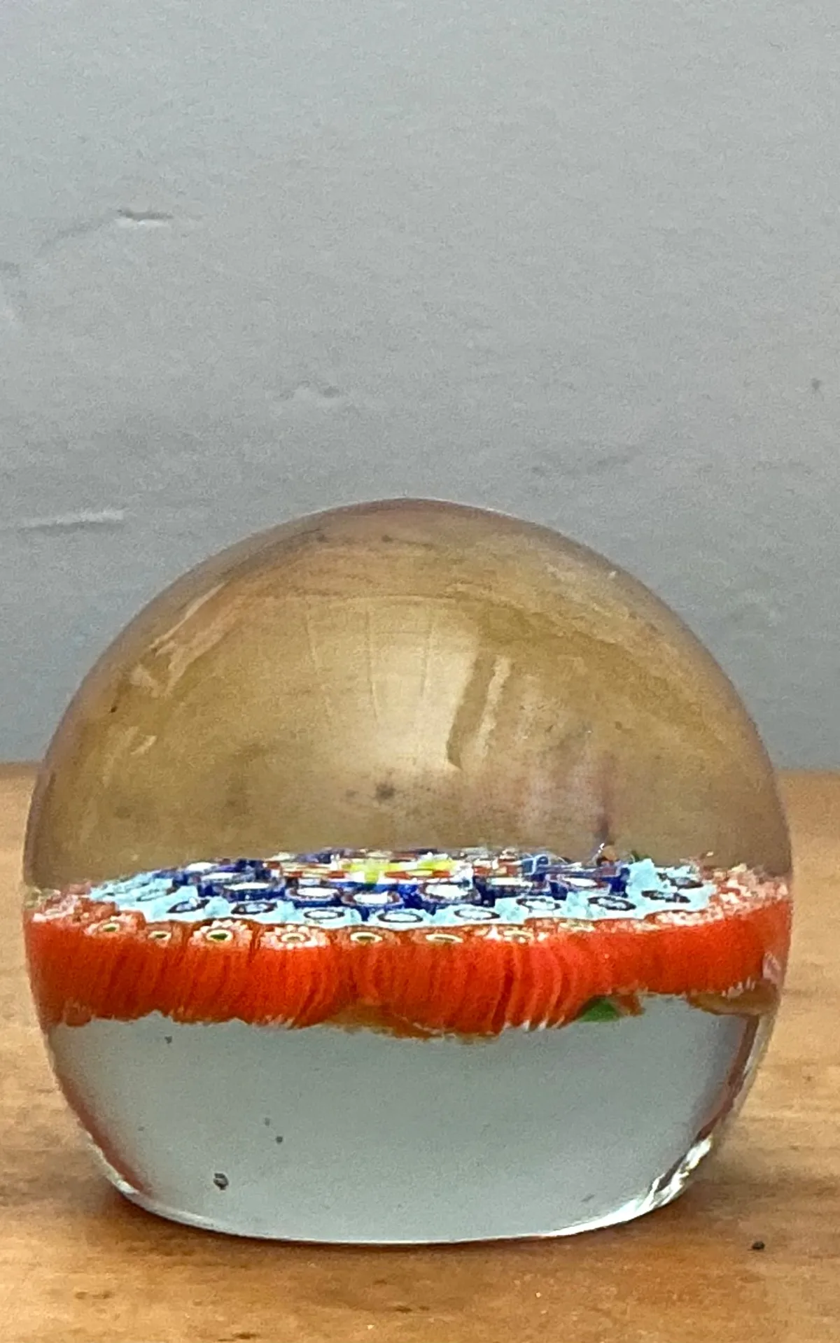Vintage Italian Millefiori Art Glass Paperweight — additional photo 5