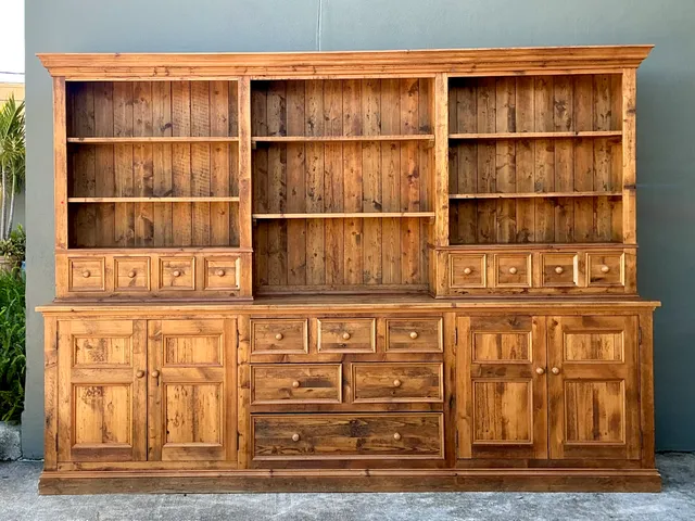 Vintage Rustic Knotty Pine Hutch — additional photo 6