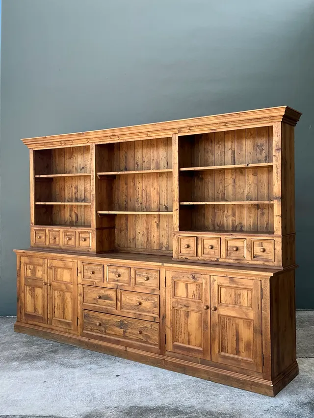 Vintage Rustic Knotty Pine Hutch — additional photo 2