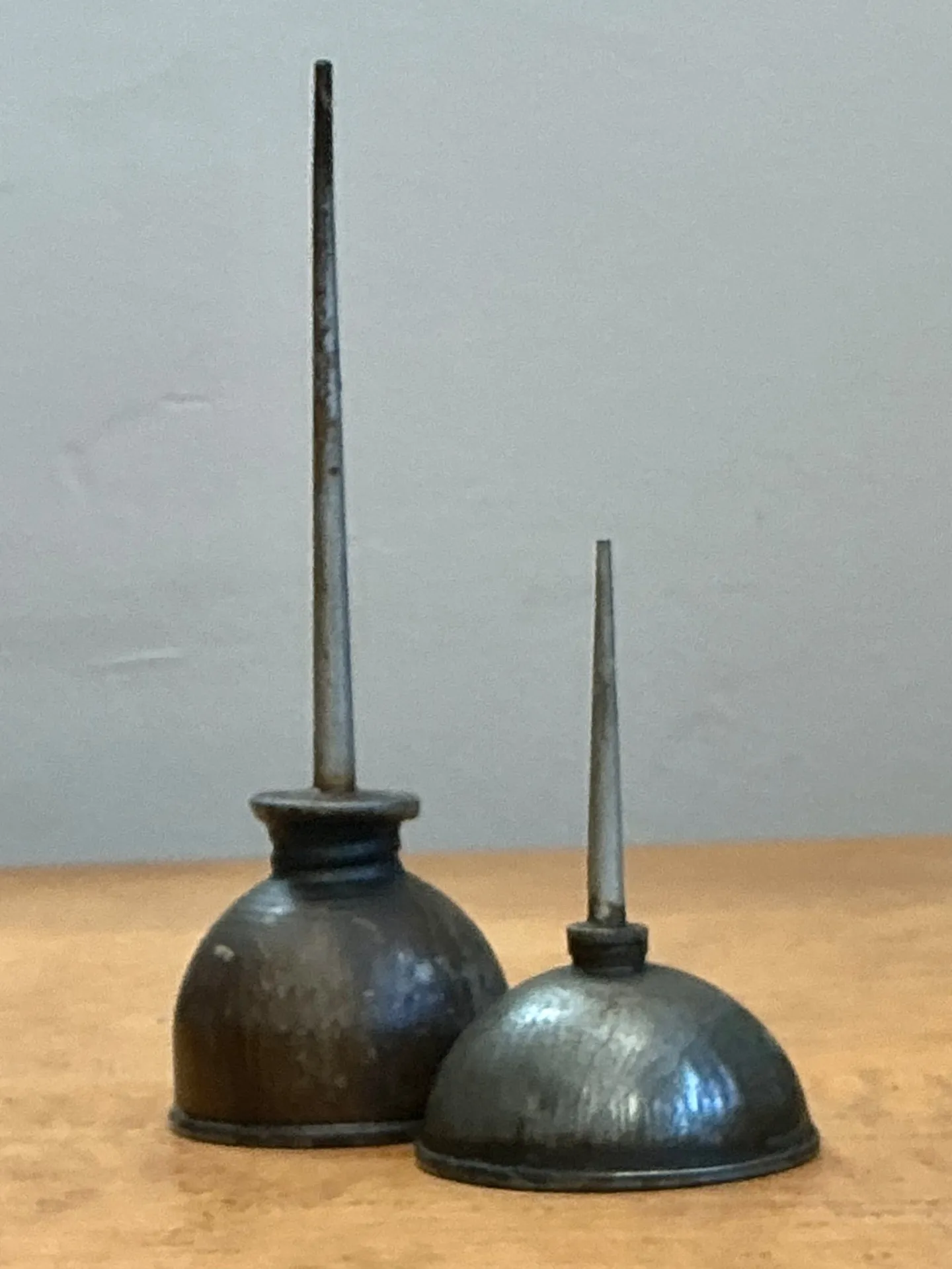 Vintage Metal Oil Cans - Pair — additional photo 3