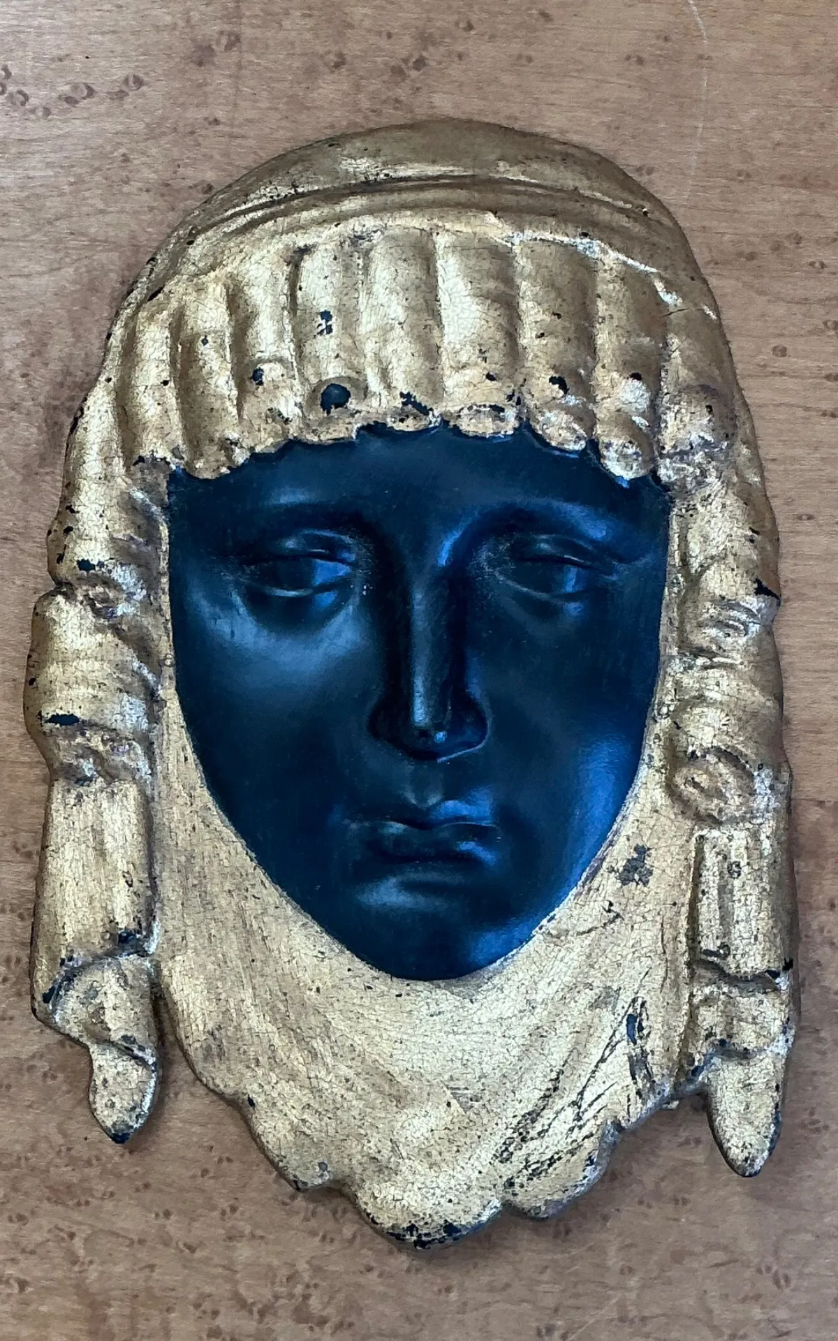 Vintage Decorative Gold and Black Mask — additional photo 7