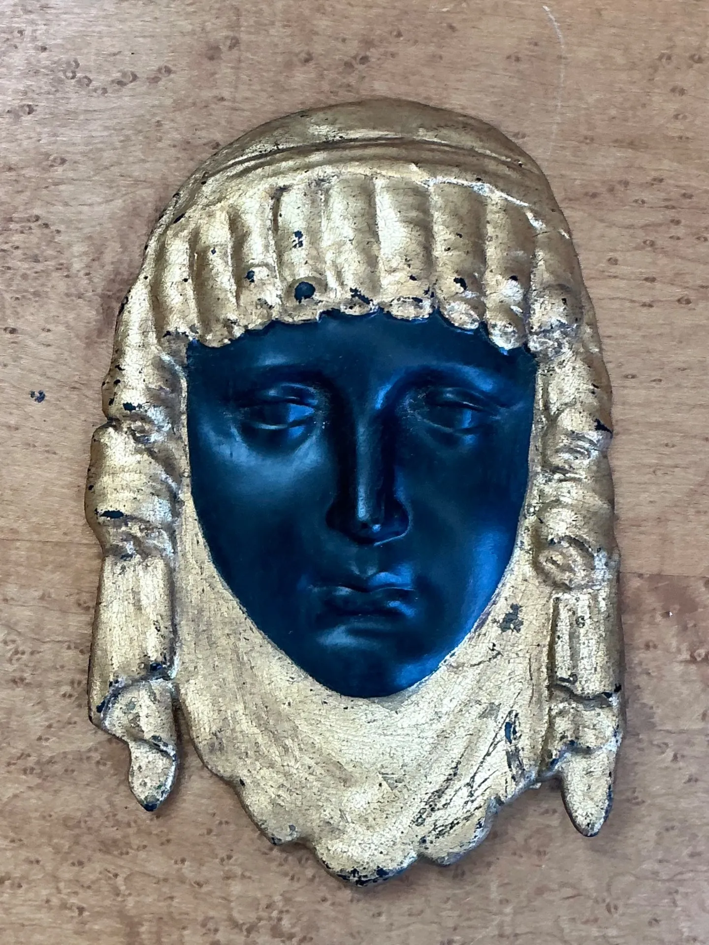 Vintage Decorative Gold and Black Mask — additional photo 6
