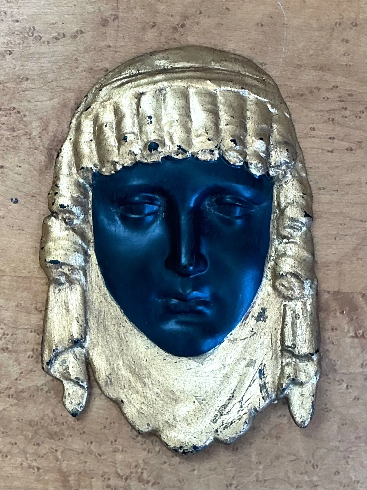 Vintage Decorative Gold and Black Mask — additional photo 2