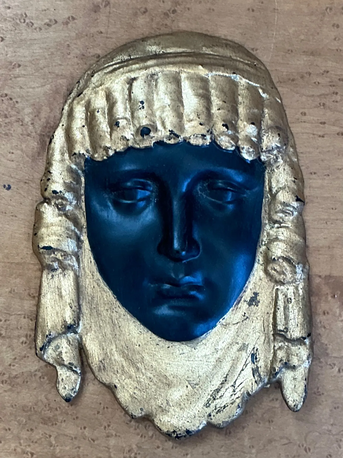 Vintage Decorative Gold and Black Mask — additional photo 4