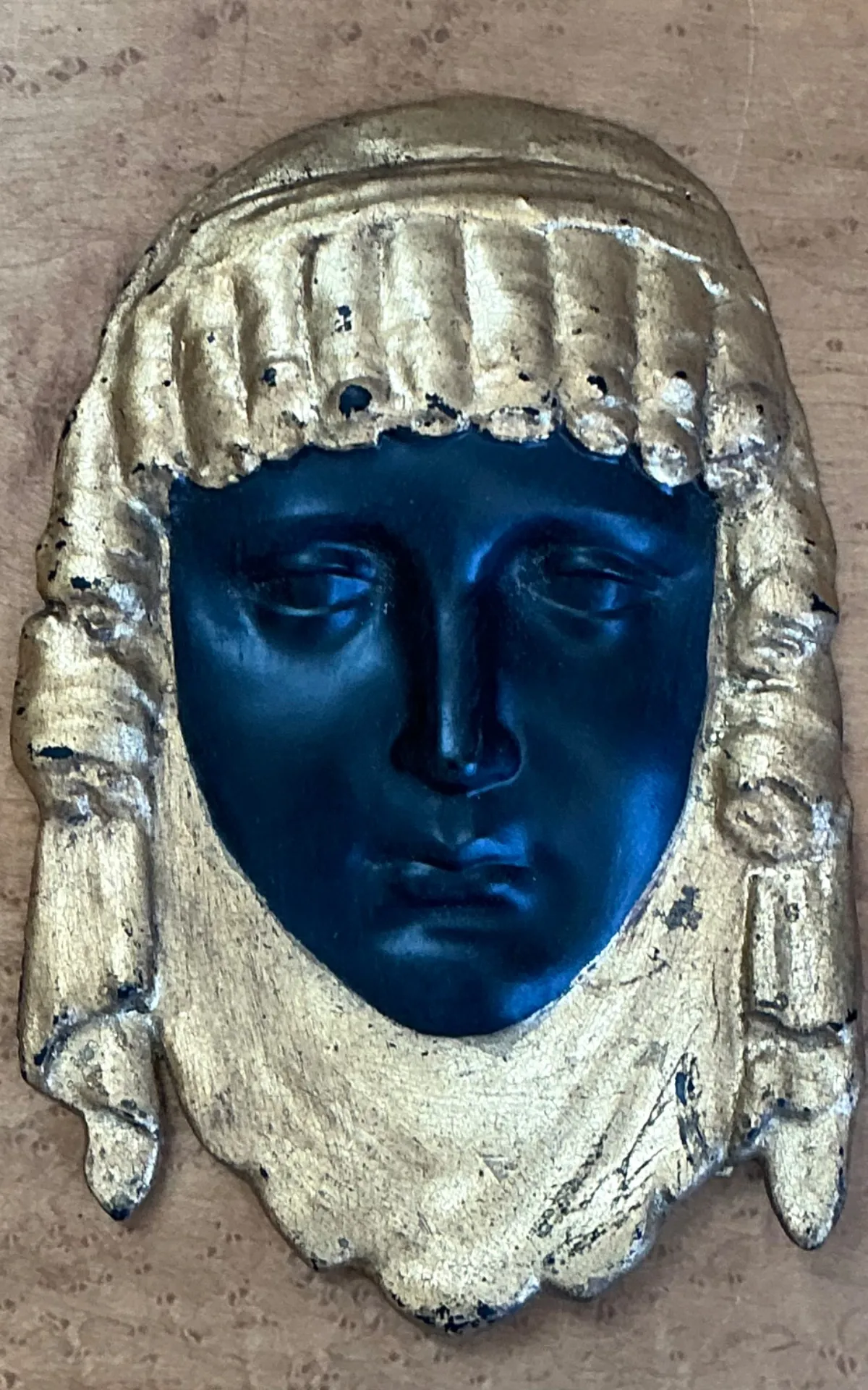 Vintage Decorative Gold and Black Mask — additional photo 4