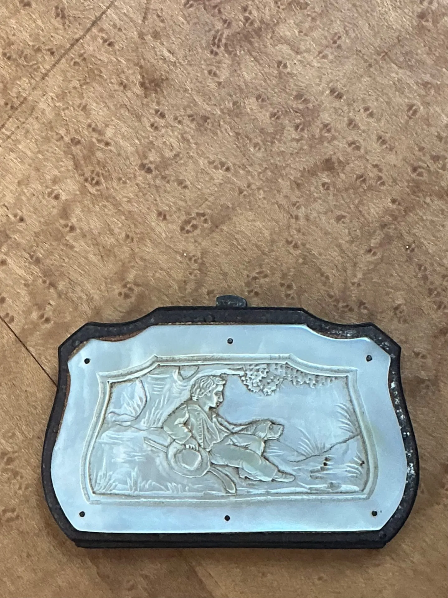 Antique Stone and Metal Decorative Case — additional photo 8