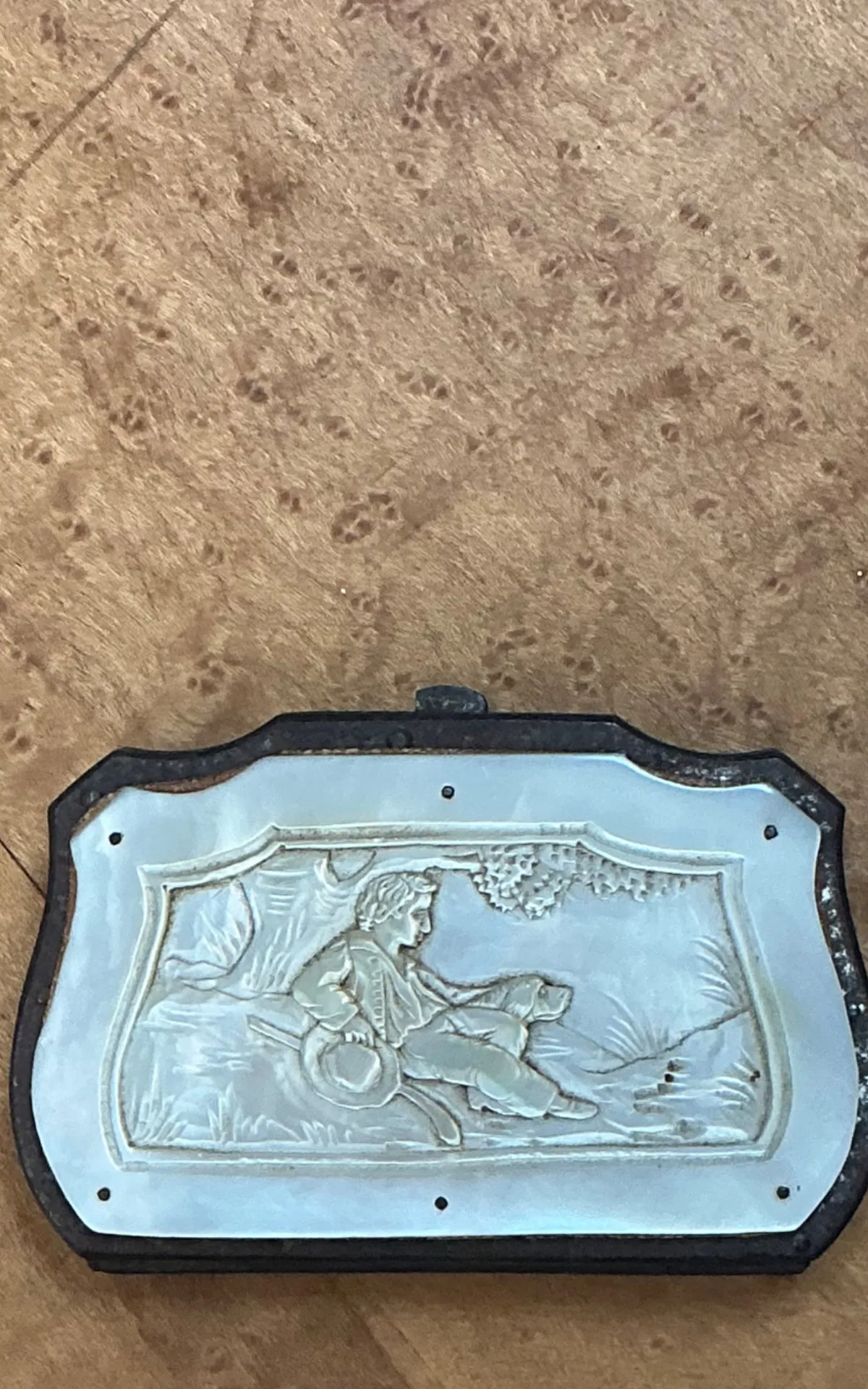 Antique Stone and Metal Decorative Case — additional photo 8