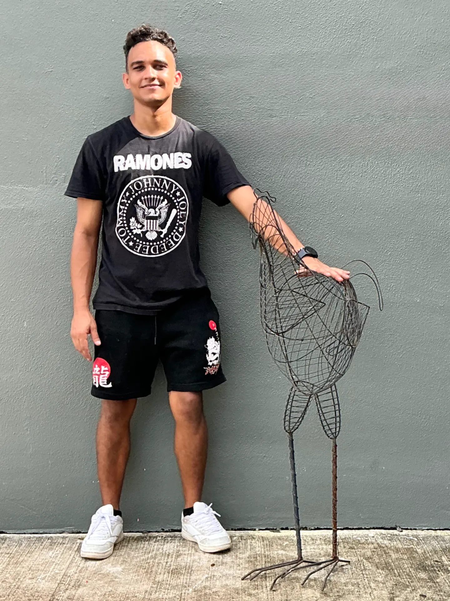Vintage Iron Wire Rooster Sculpture — additional photo 7