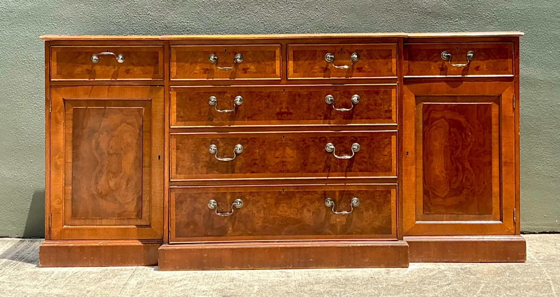 Vintage Flame Mahogany Sideboard Cabinet — additional photo 7