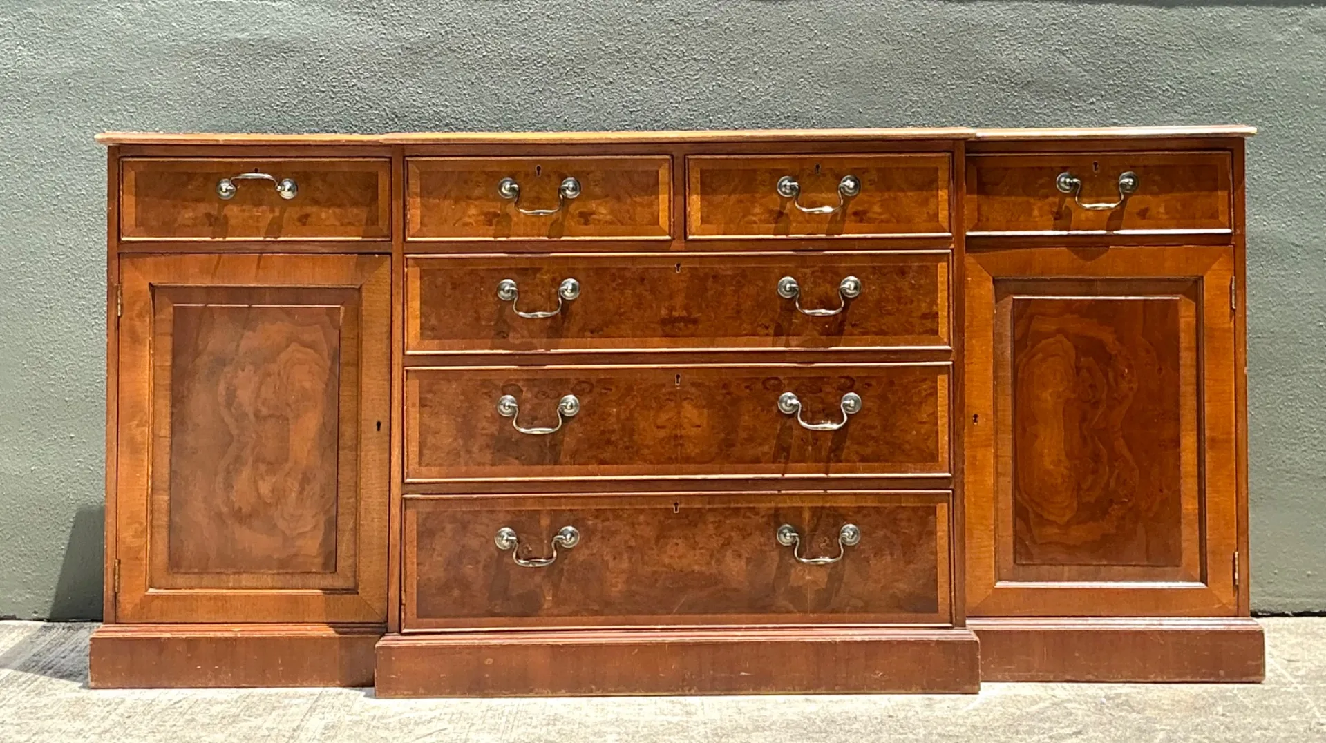 Vintage Flame Mahogany Sideboard Cabinet — additional photo 2