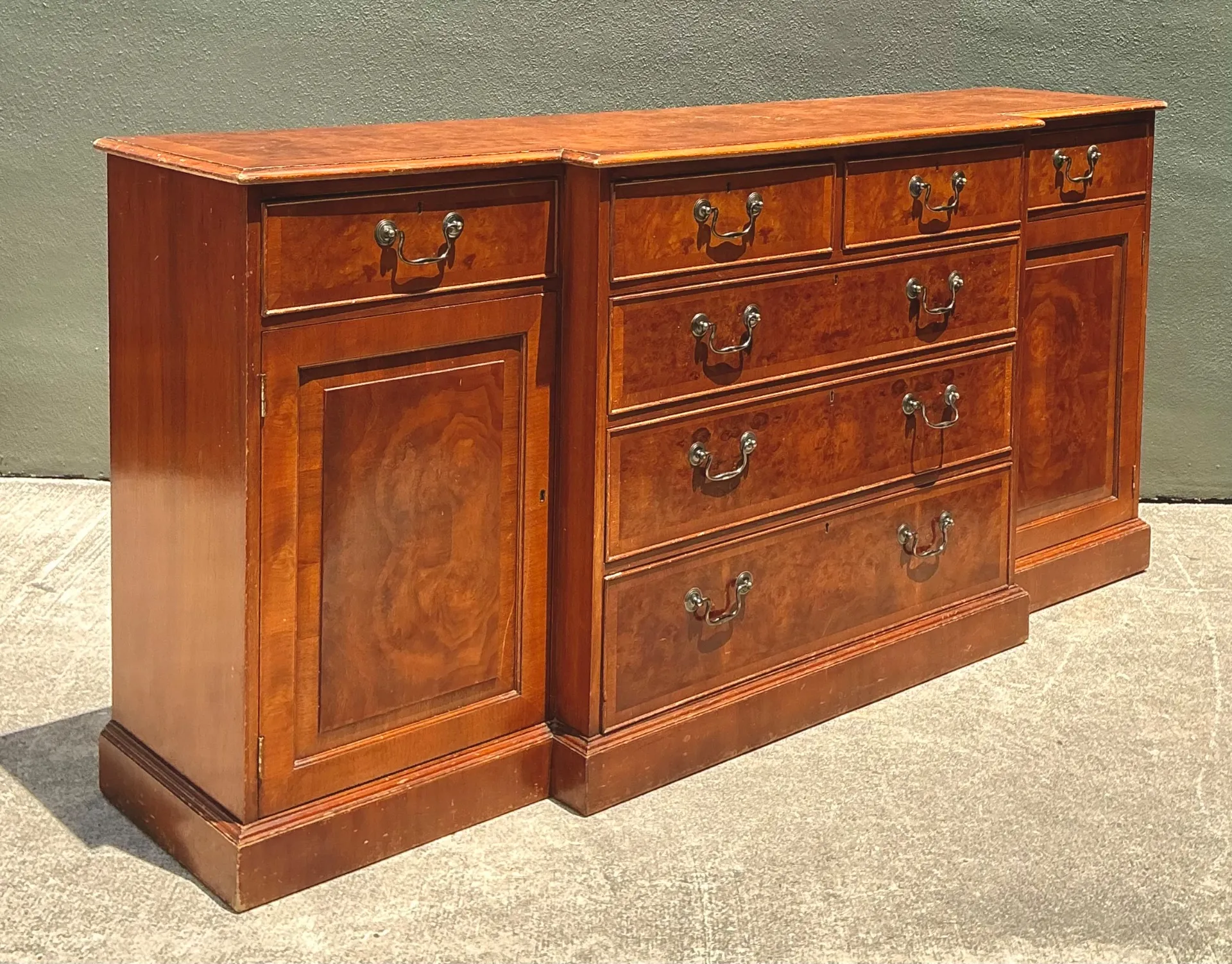 Vintage Flame Mahogany Sideboard Cabinet — additional photo 5
