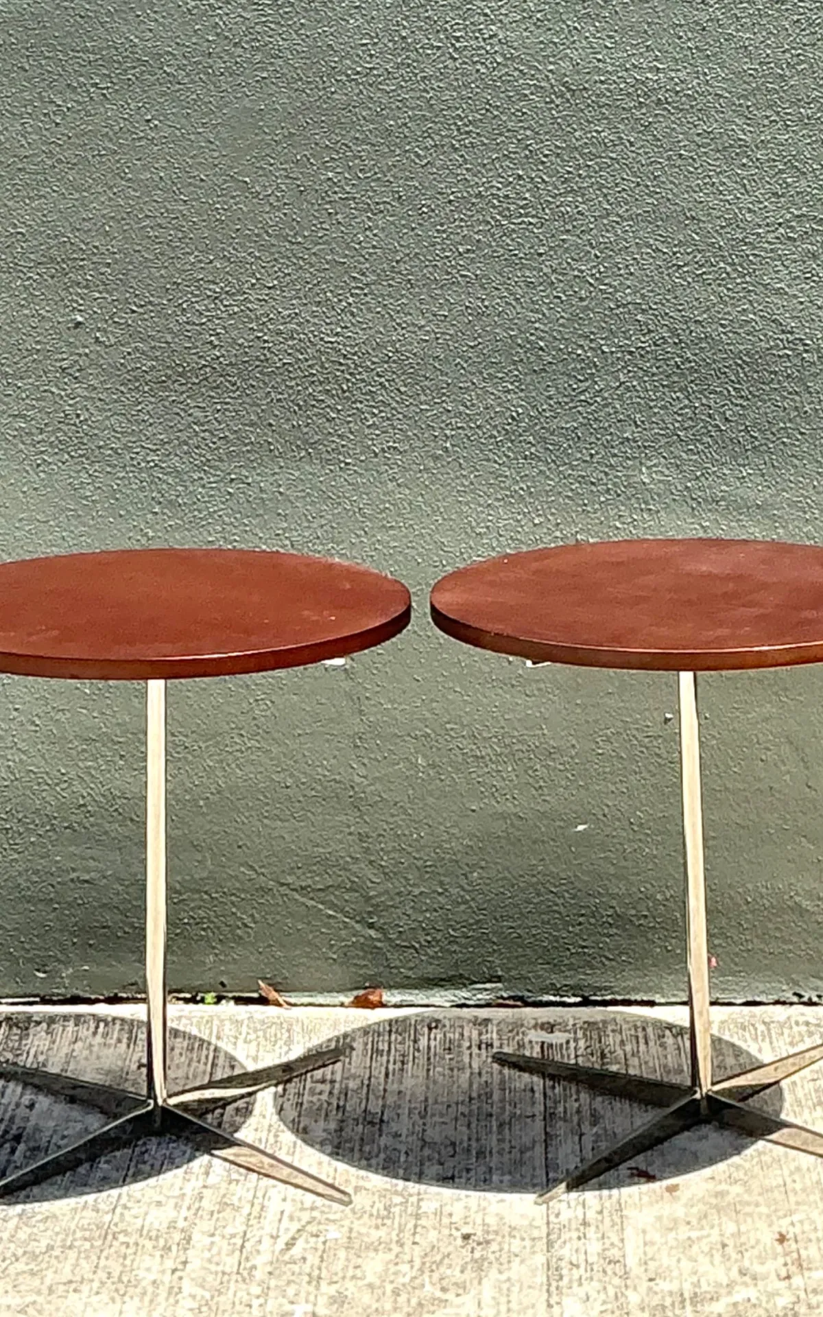 Bernhardt Design Modern Wood and Metal Accent Tables — additional photo 5