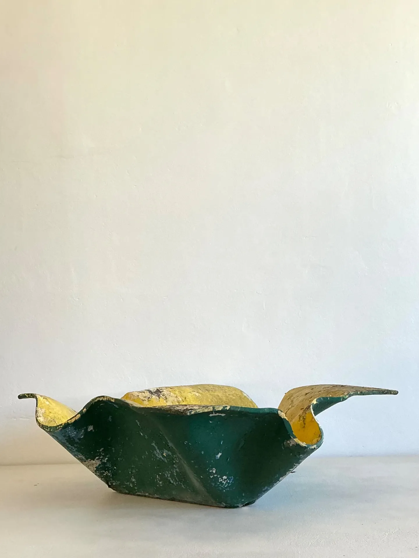 Vintage Willy Guhl Cement Over Fiberglass Handkerchief Planter — additional photo 4
