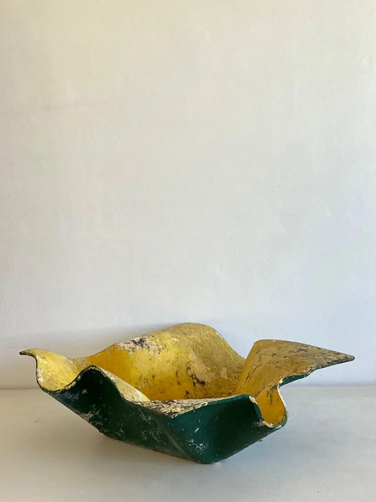 Vintage Willy Guhl Cement Over Fiberglass Handkerchief Planter — additional photo 7