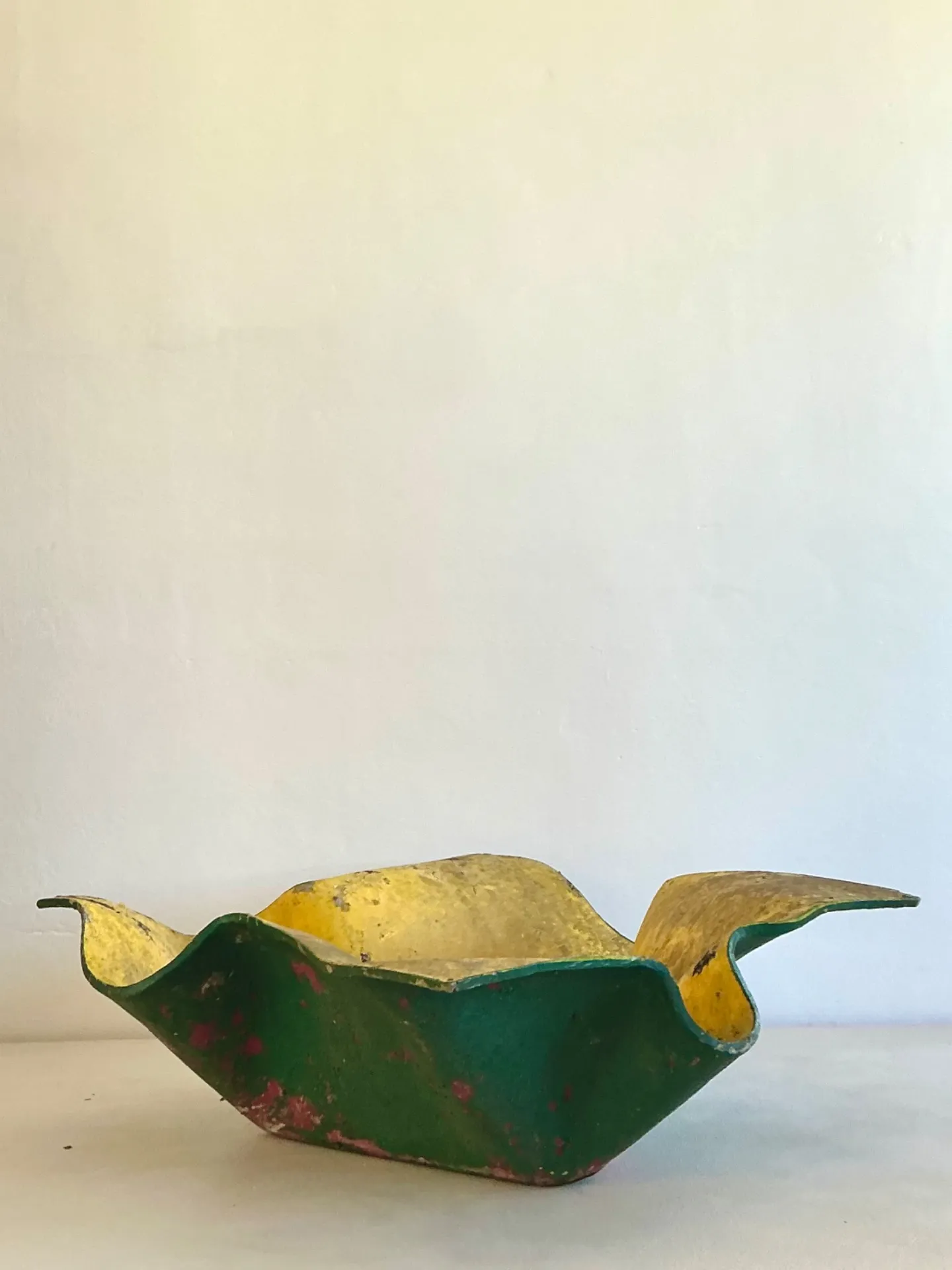 Vintage Willy Guhl Cement And Fiberglass Handkerchief Planter — additional photo 2