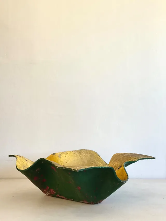 Vintage Willy Guhl Cement And Fiberglass Handkerchief Planter — additional photo 5