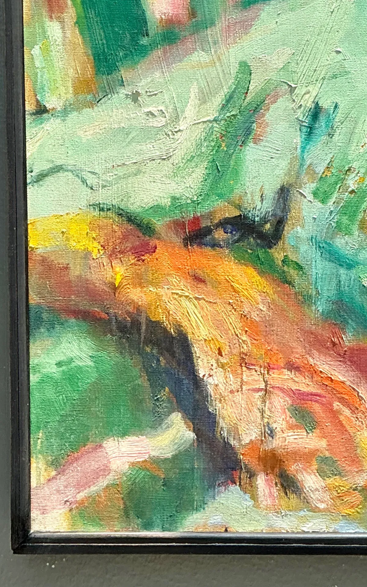 Vintage Original Portrait Of Sour Faced Man — additional photo 3