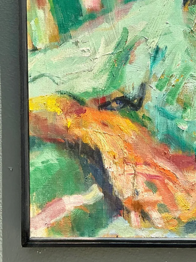 Vintage Original Portrait Of Sour Faced Man — additional photo 3
