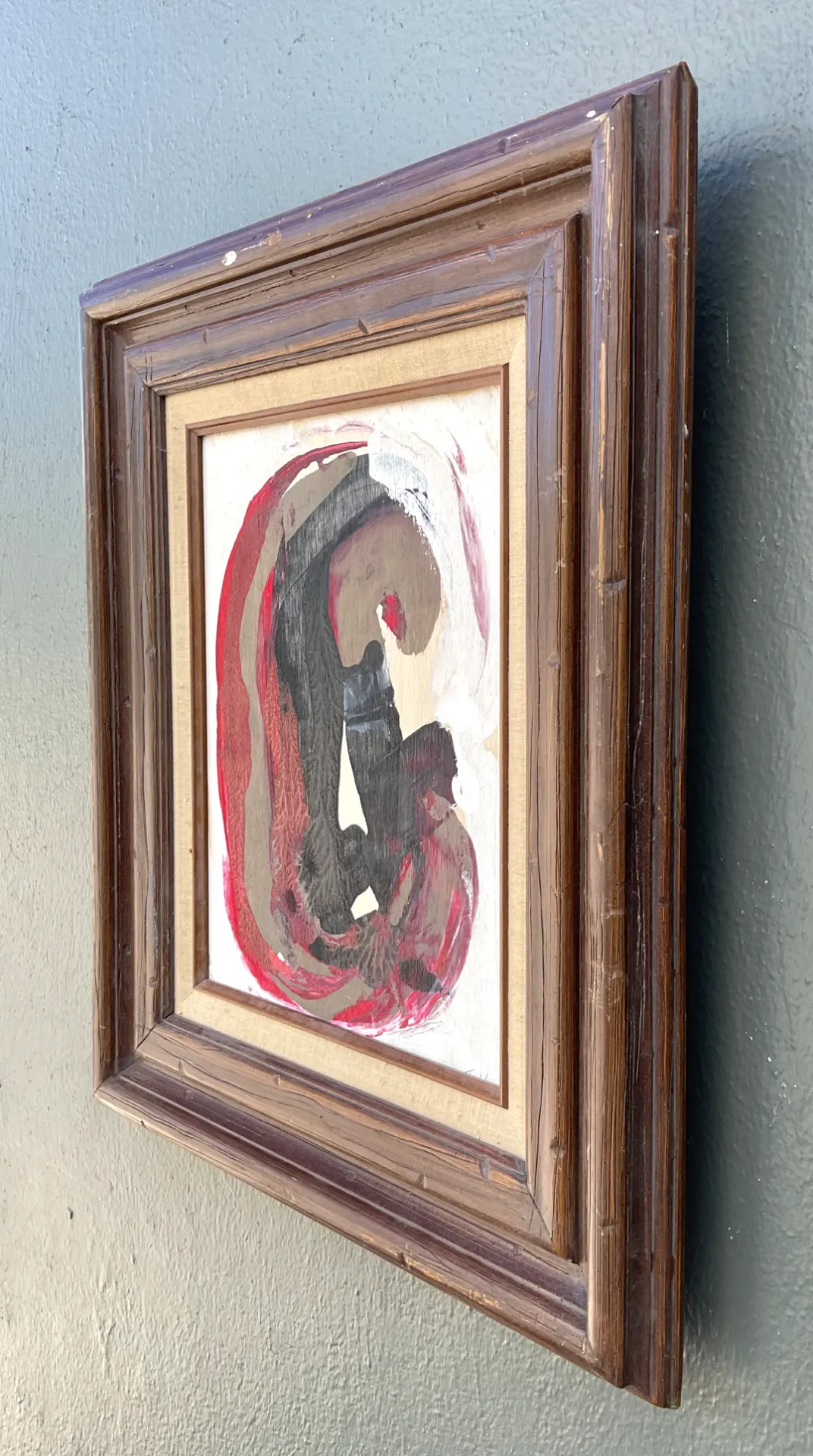 Vintage Original Abstract Oil On Board — additional photo 6