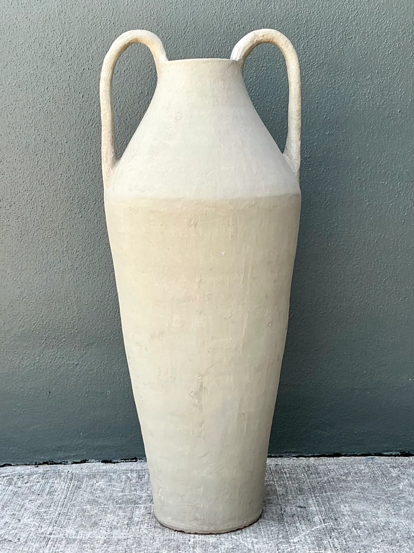 Vintage Large Ceramic Amphora Vase — additional photo 1
