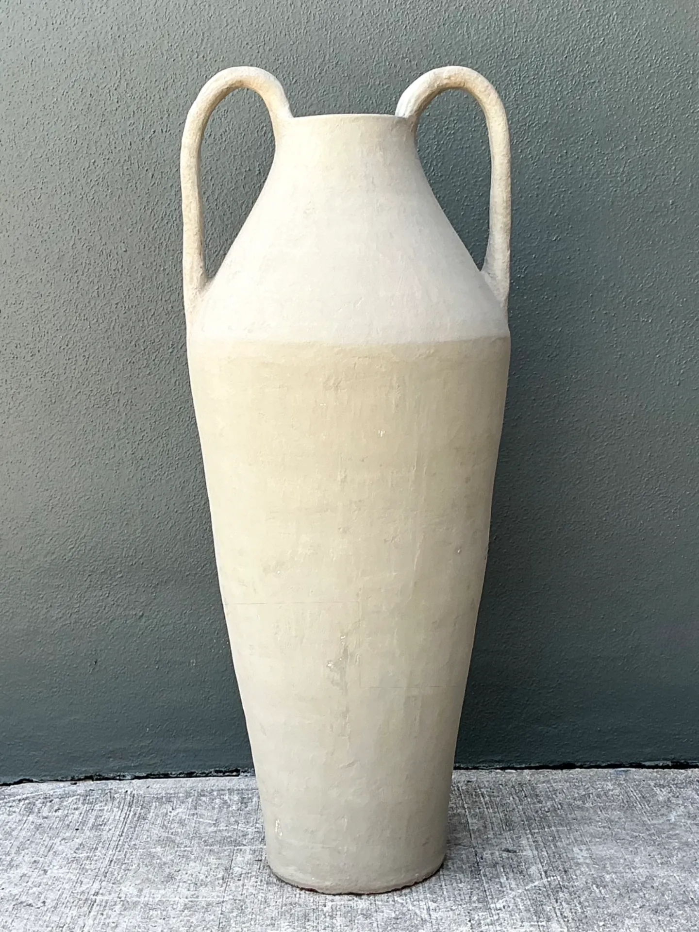 Vintage Large Ceramic Amphora Vase — additional photo 2