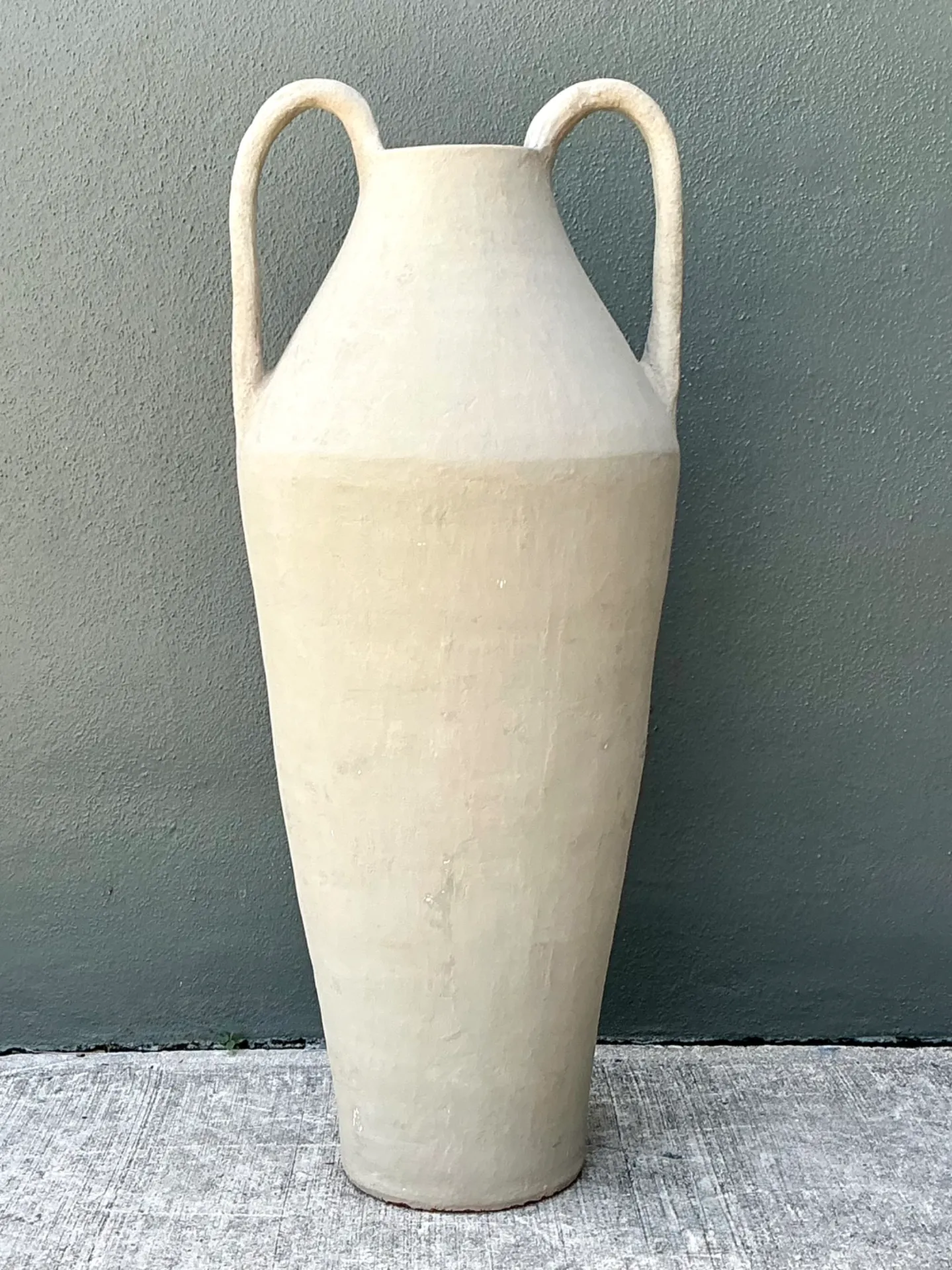 Vintage Large Ceramic Amphora Vase — additional photo 4