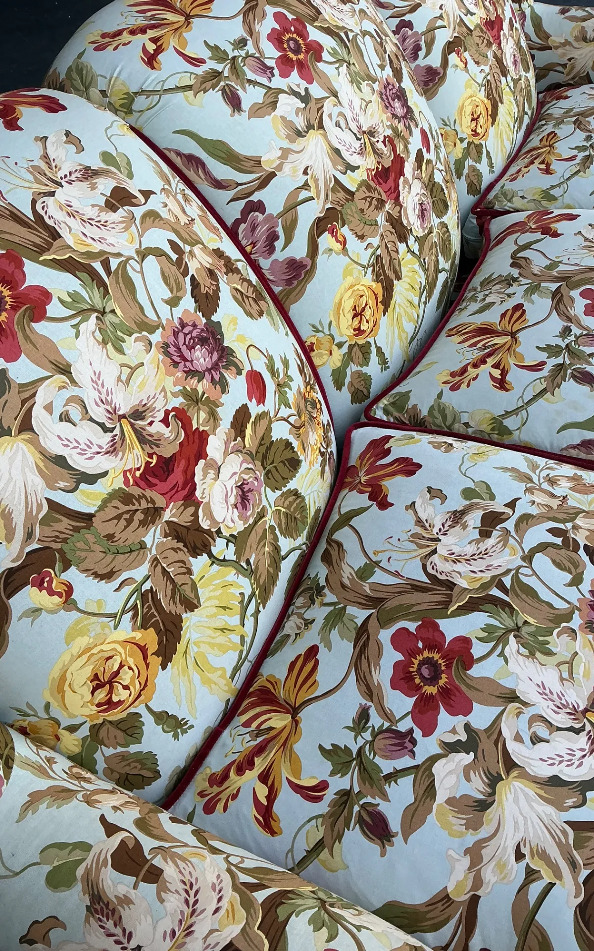 Vintage High Back Sofa In House Of Hackney Chintz — additional photo 6