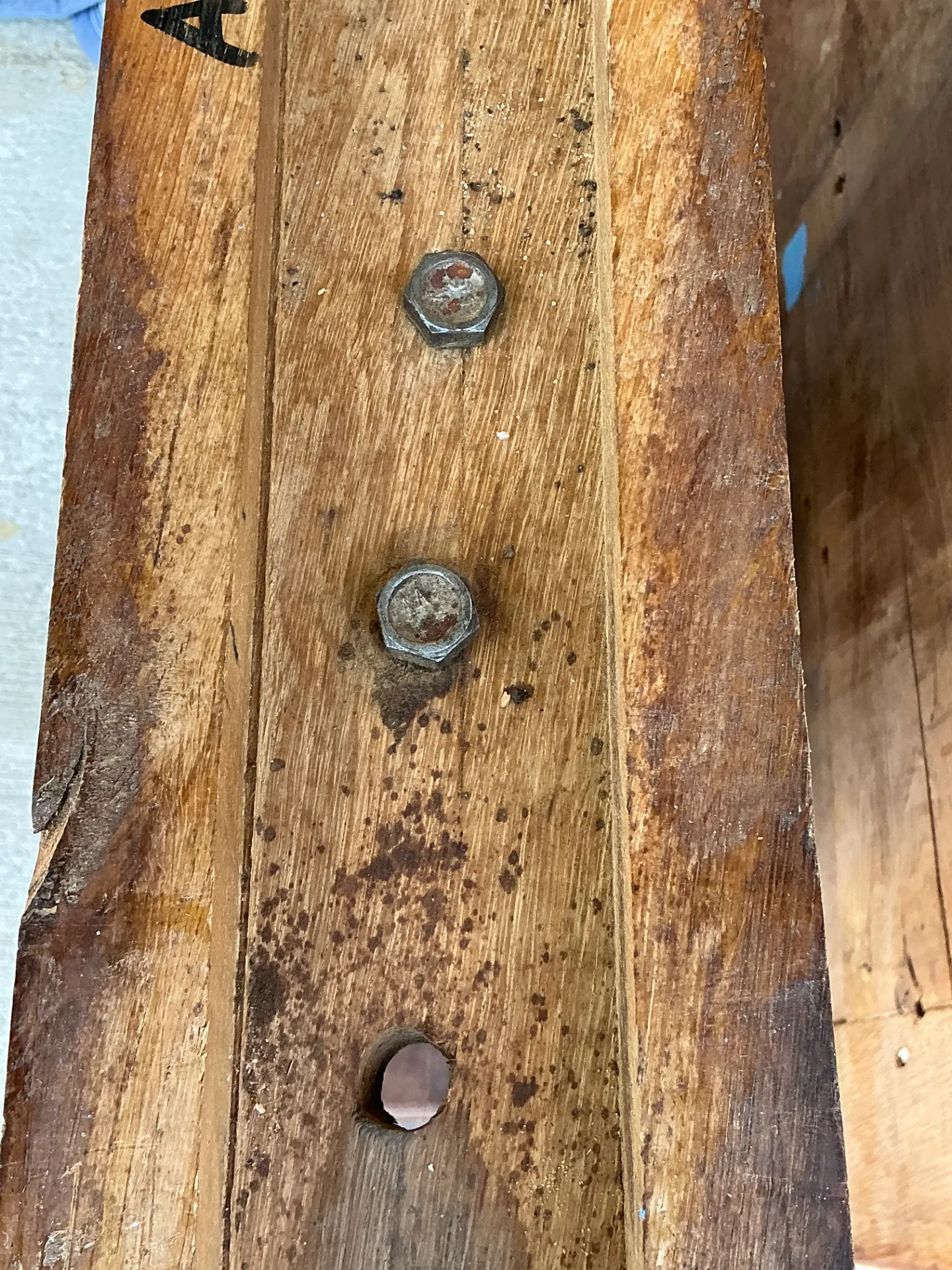 Vintage Monumental Metal Plate Refractory Monastery Table — additional photo 8